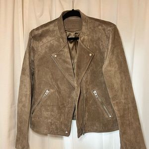 Suede Moto Jacket